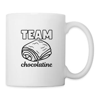 Team chocolatine - Tasse - Weiß - Rechts