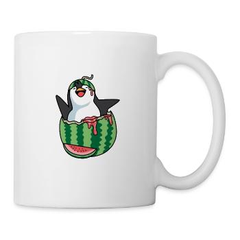 Melon Penguin Fruit Merchant Gift - Mug - white - Right