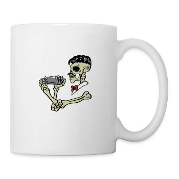 Skeleton Barman Poison alcoolique - Mug blanc - blanc - Droite