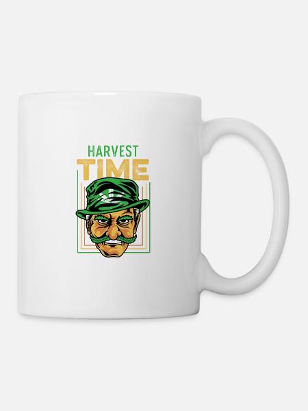 Erntezeit Stoner Gift - Tasse - Weiß