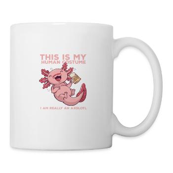 Dies ist mein menschliches Kostümfunny -Zitat ein - Tasse - Weiß - Rechts