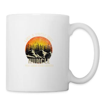 Définition de Huncle comme oncle normal beaucoup bien dehors - Mug blanc - blanc - Droite