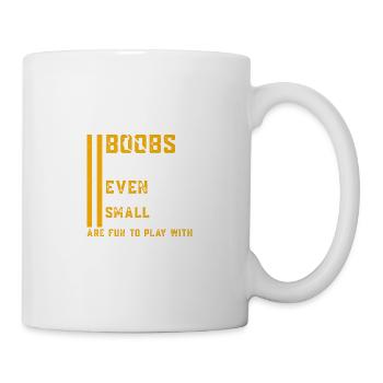Funny saying is like breasts funny quote - Mug - white - Right