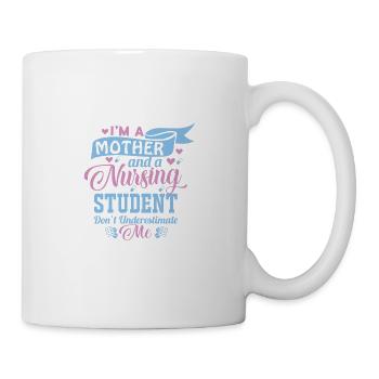 Drôle d’étudiante en soins infirmiers École de soins infirmiers - Mug blanc - blanc - Droite