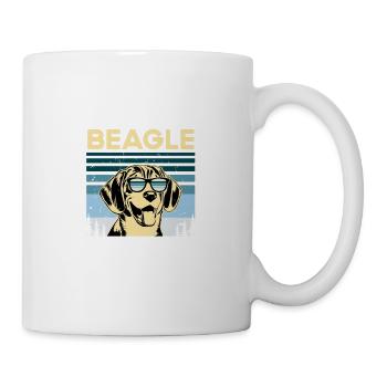 Beagle Whisperer Dog Lovers Puppy Owner Paw - Mug - white - Right