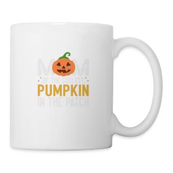 La mère de la citrouille la plus cool du patch convient Bonjour - Mug blanc - blanc - Droite