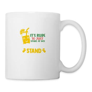 C’est impoli regarder buveur de limonade - Mug blanc - blanc - Droite