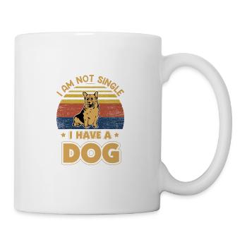 Lustiges Zitat Vintagei bin nicht Single Ich habe - Tasse - Weiß - Rechts