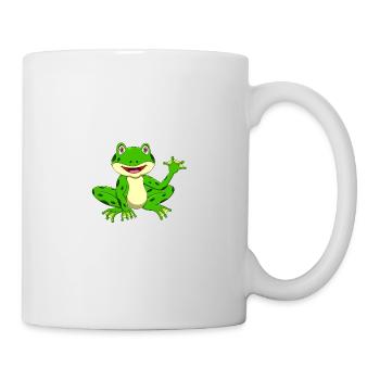 Frog catch 'toad hunting design for an ox fr - Mug - white - Right