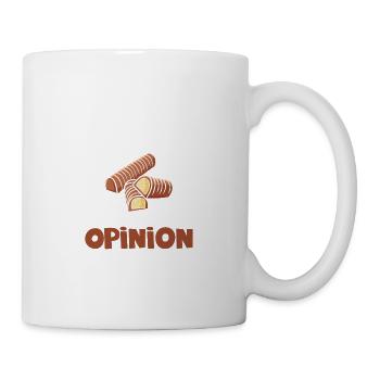 Je veux du chocolat, pas votre avis - Mug blanc - blanc - Droite
