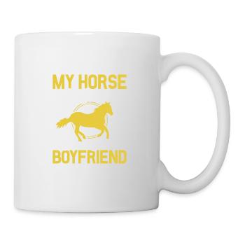 My horse is cuter than your friend - Mug - white - Right