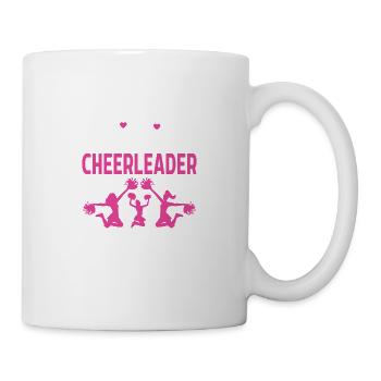 Meine Lieblings -Cheerleaderin ist meine Nichte - Tasse - Weiß - Rechts