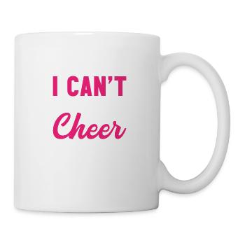 I can't have cheering practice - Mug - white - Right