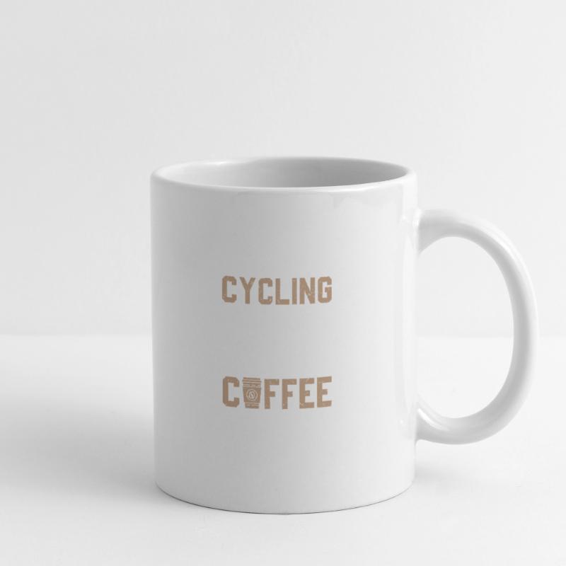 Cycling solves my problems, coffee solves the res Mug