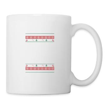 Oubliez le pudding aux figues Je veux des biscuits Weihnac - Mug blanc - blanc - Droite