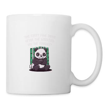 The first five days for the weekend are the h - Mug - white - Right