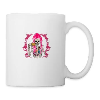 I'm here, welcome you funny sarcastic hu - Mug - white - Right