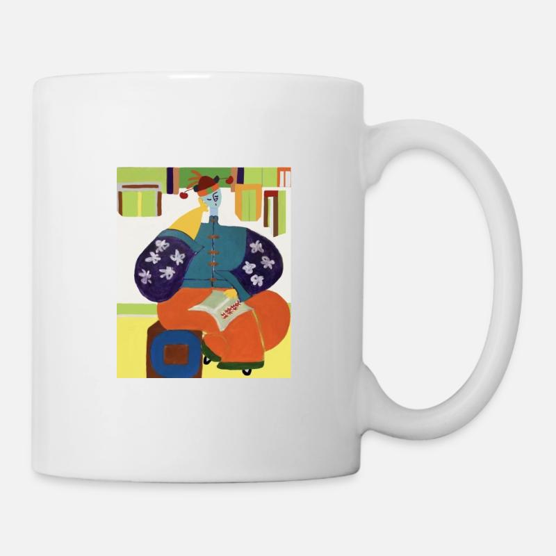 Rêve dans le pavillon rouge - Mug blanc - blanc