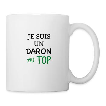 Je suis un daron au top - Mug blanc - blanc - Droite