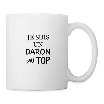 Je suis un daron au top - Mug blanc - blanc - Droite