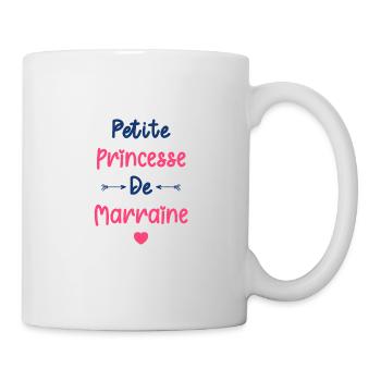 Petite princesse de marraine - Mug blanc - blanc - Droite