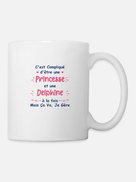 delphine - Mug blanc - blanc