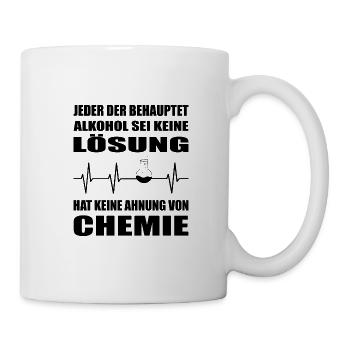 Chemie - Tasse - Weiß - Rechts