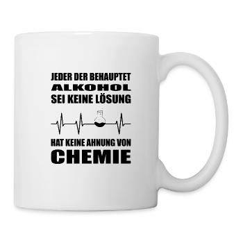 Chemie - Tasse - Weiß - Rechts