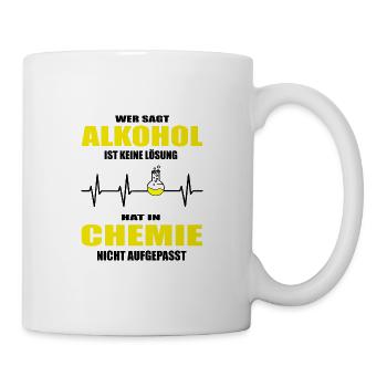 Chemie - Tasse - Weiß - Rechts