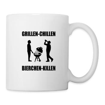 BBQ - Tasse - Weiß - Rechts