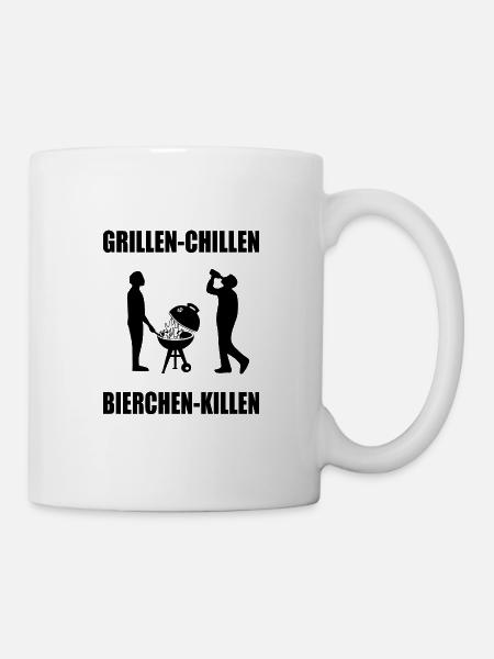 BBQ - Tasse - Weiß