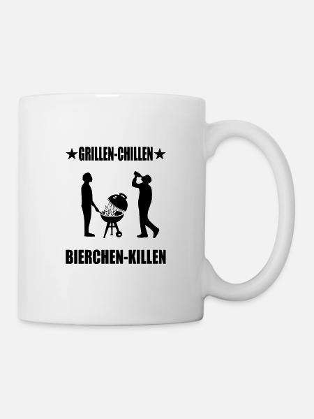 BBQ - Tasse - Weiß
