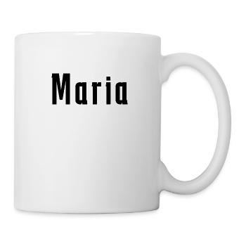 Maria Mädchen Damen Frauen Namen - Tasse - Weiß - Rechts