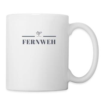 Fernweh - Tasse - Weiß - Rechts