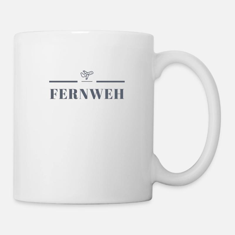 Fernweh - Tasse - Weiß