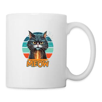 Katze Kater Katzenliebe Kätzchen Hauskatze - Tasse - Weiß - Rechts