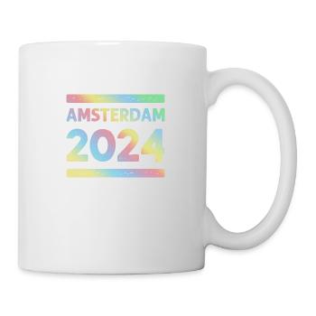 Amsterdam 2024 Colorful Holiday Team - Mug - white - Right