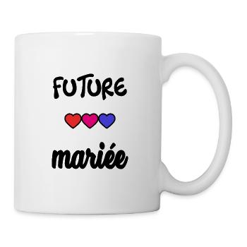 EVJF. MARIEE. TEAM. TEAM MARIEE. FUTURE MARIEE - Mug blanc - blanc - Droite