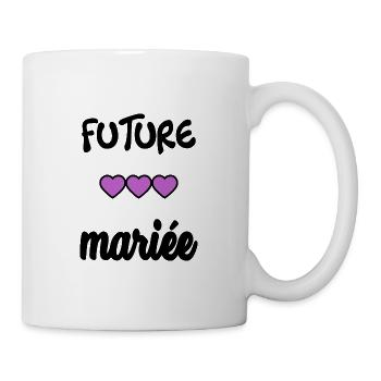 FUTURE MARIEE - Mug blanc - blanc - Droite