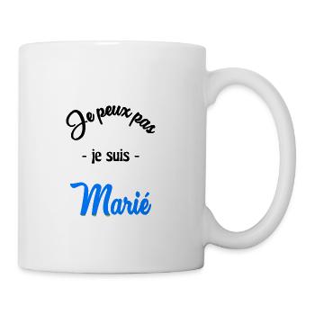 JE PEUX PAS. MARIE - Mug blanc - blanc - Droite