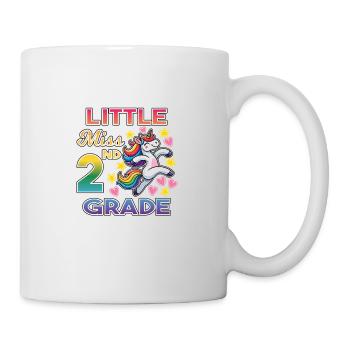 Little Miss 2nd Grade Unicorn - Mug - white - Right