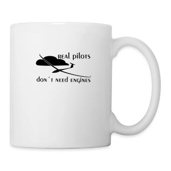 real glider pilot - Mug blanc - blanc - Droite