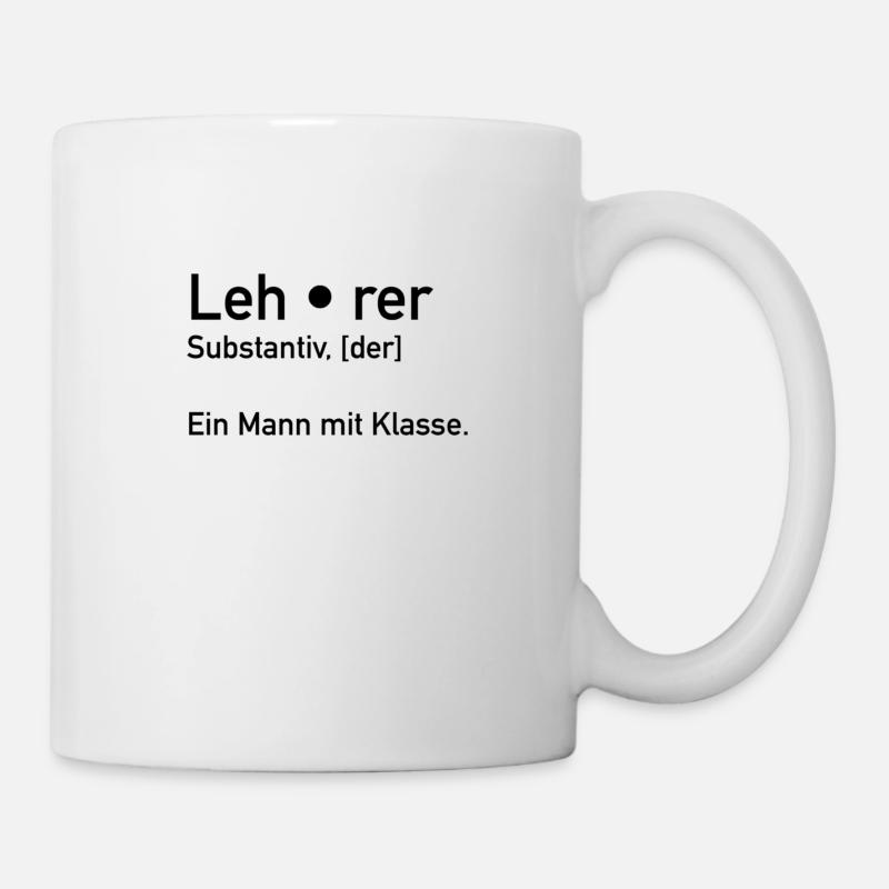 Lehrer - Tasse - Weiß