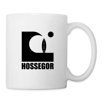 Hossegor Vague Planche de surf France Landes - Mug blanc - blanc - Droite