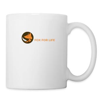 Fuchs fürs Leben - Tasse - Weiß - Rechts