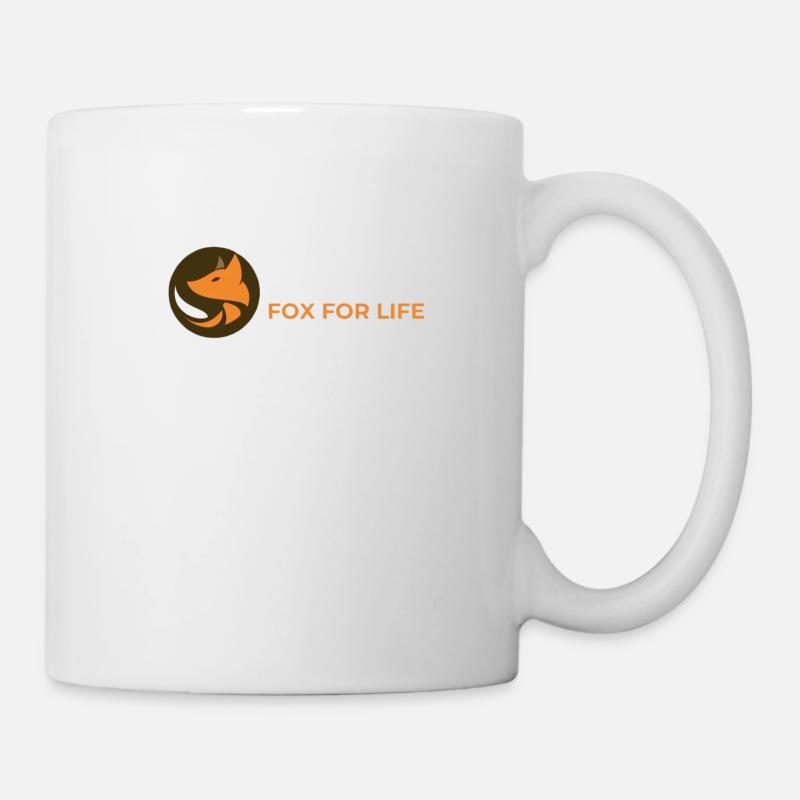 Fuchs fürs Leben - Tasse - Weiß