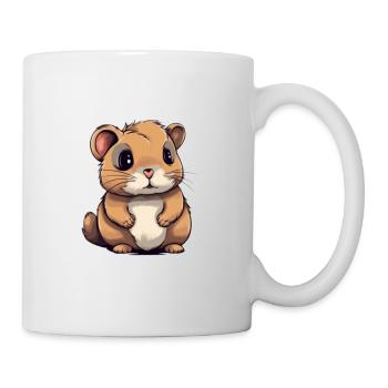 Hamster Haustier - Tasse - Weiß - Rechts