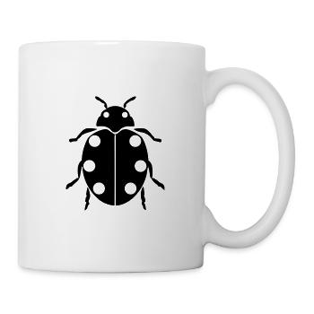 Marienkäfer - Tasse - Weiß - Rechts