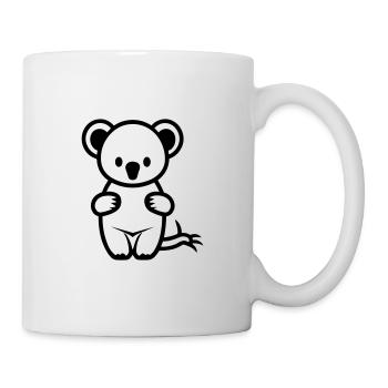 Koala - Tasse - Weiß - Rechts