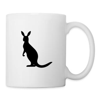 kangourou - Mug blanc - blanc - Droite